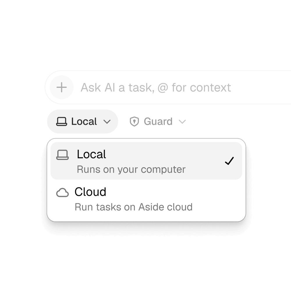 Local by default